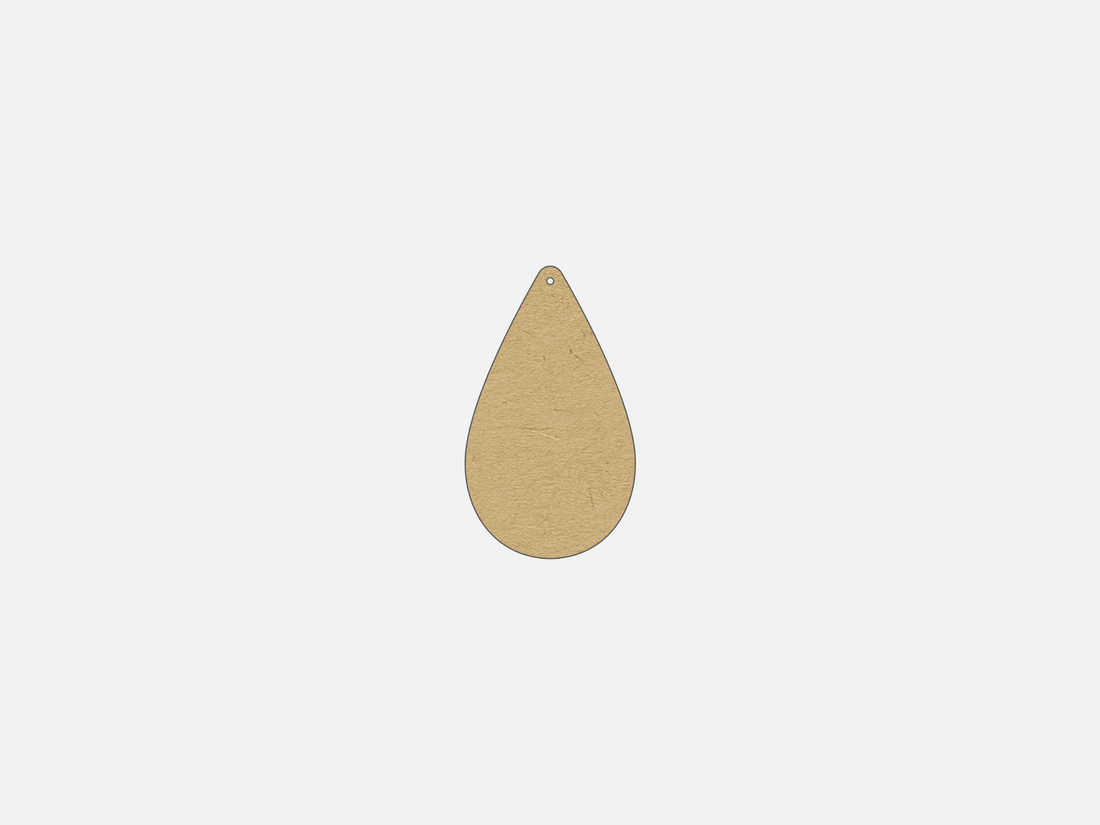 Teardrop Earring Blank