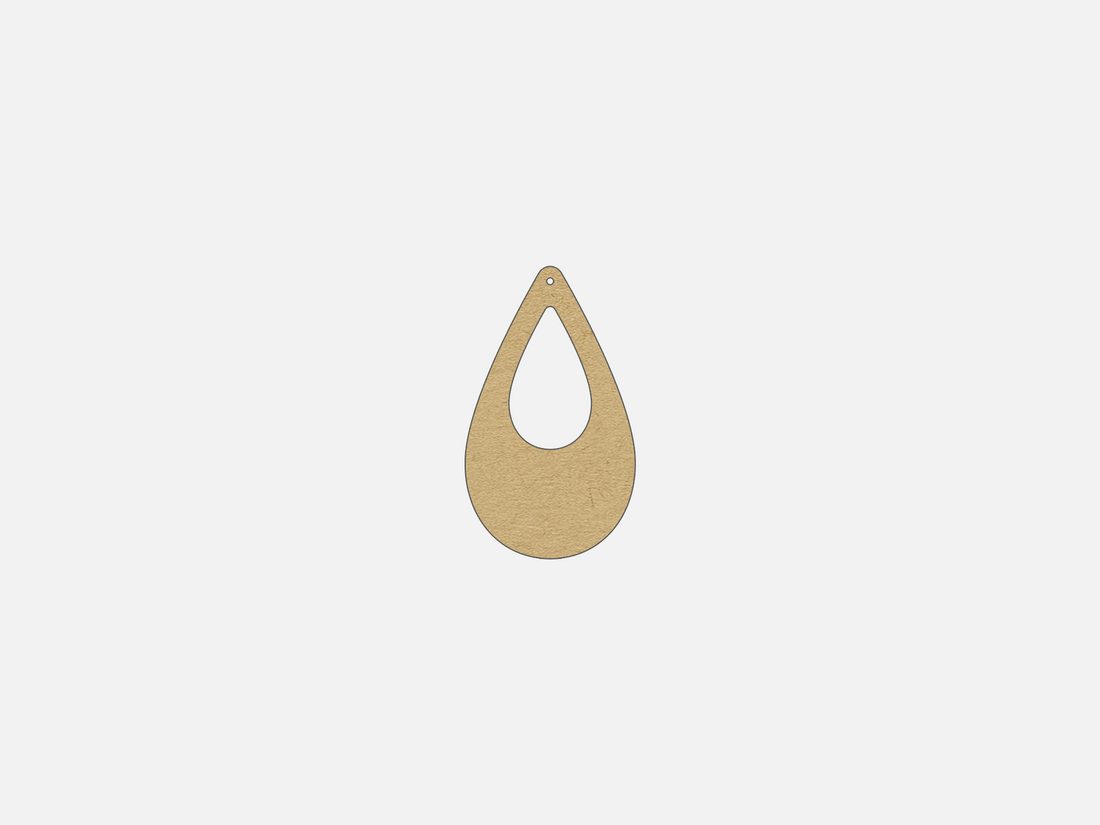 Teardrop Earring Blank