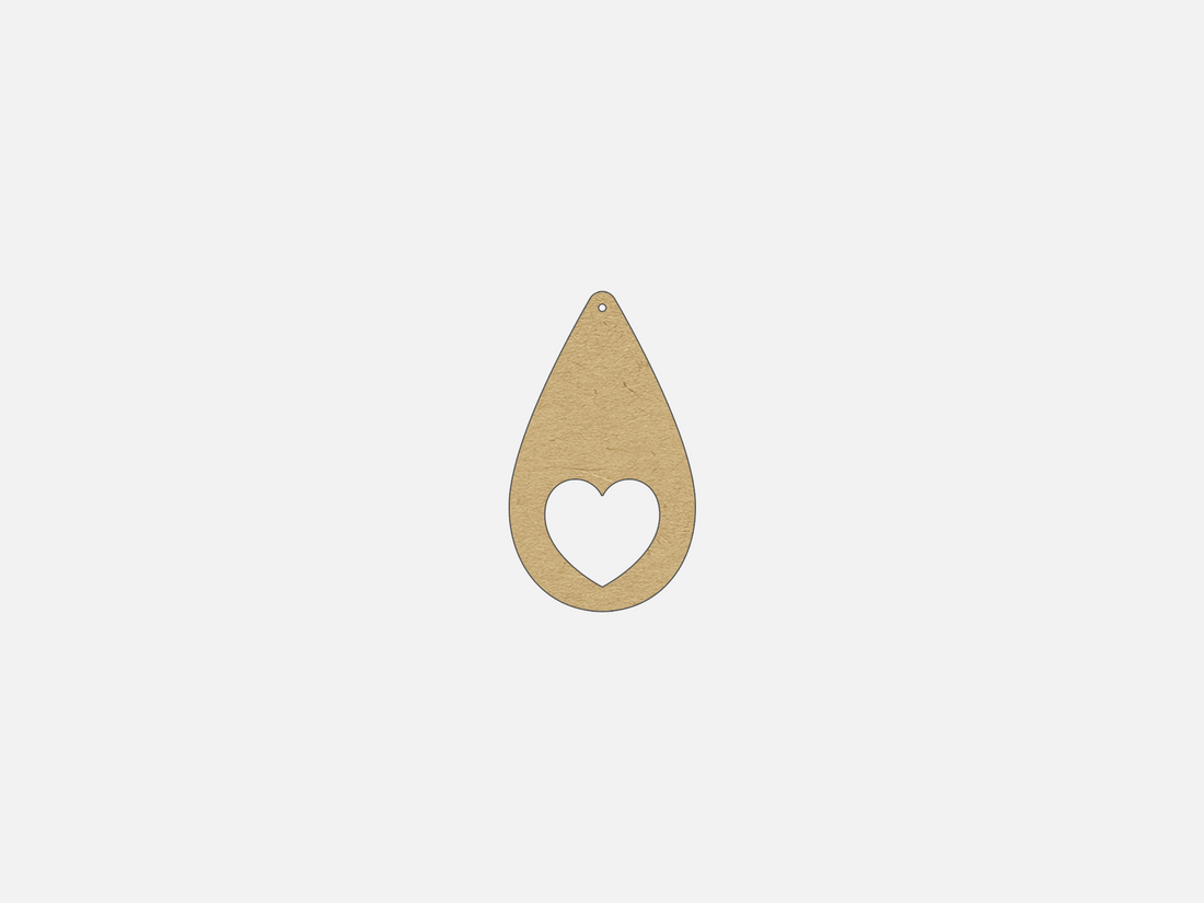 Teardrop Earring Blank