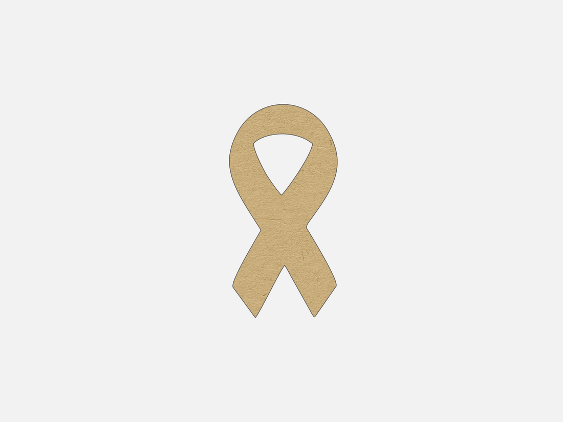 Cancer Ribbon - Craft Shape