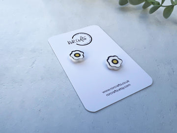 Fried Egg Earrings