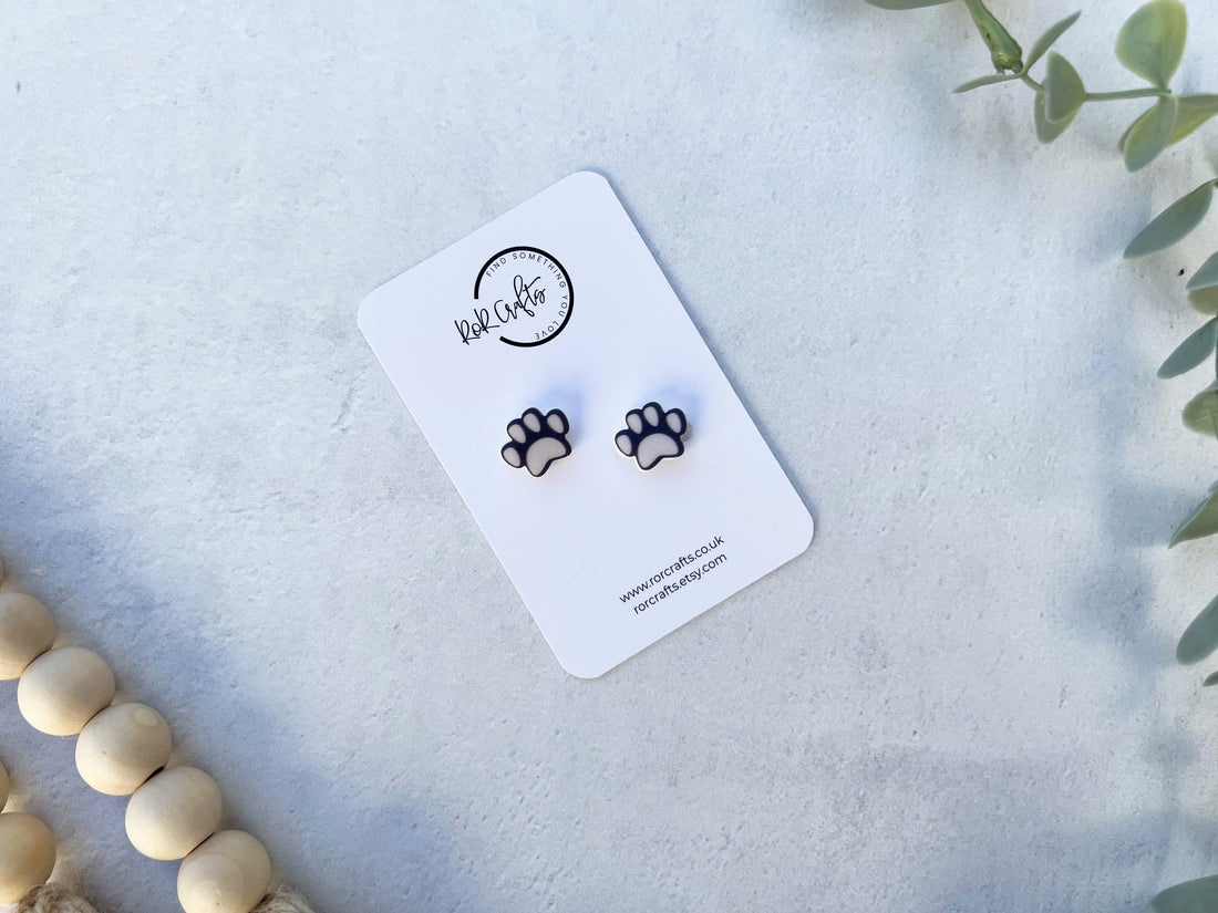 Paw Print Earrings