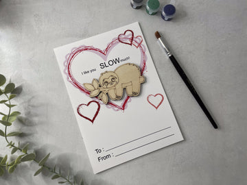 Sloth Valentines Day Pocket Hug