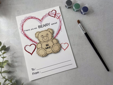 Teddy Bear Valentines Day Pocket Hug