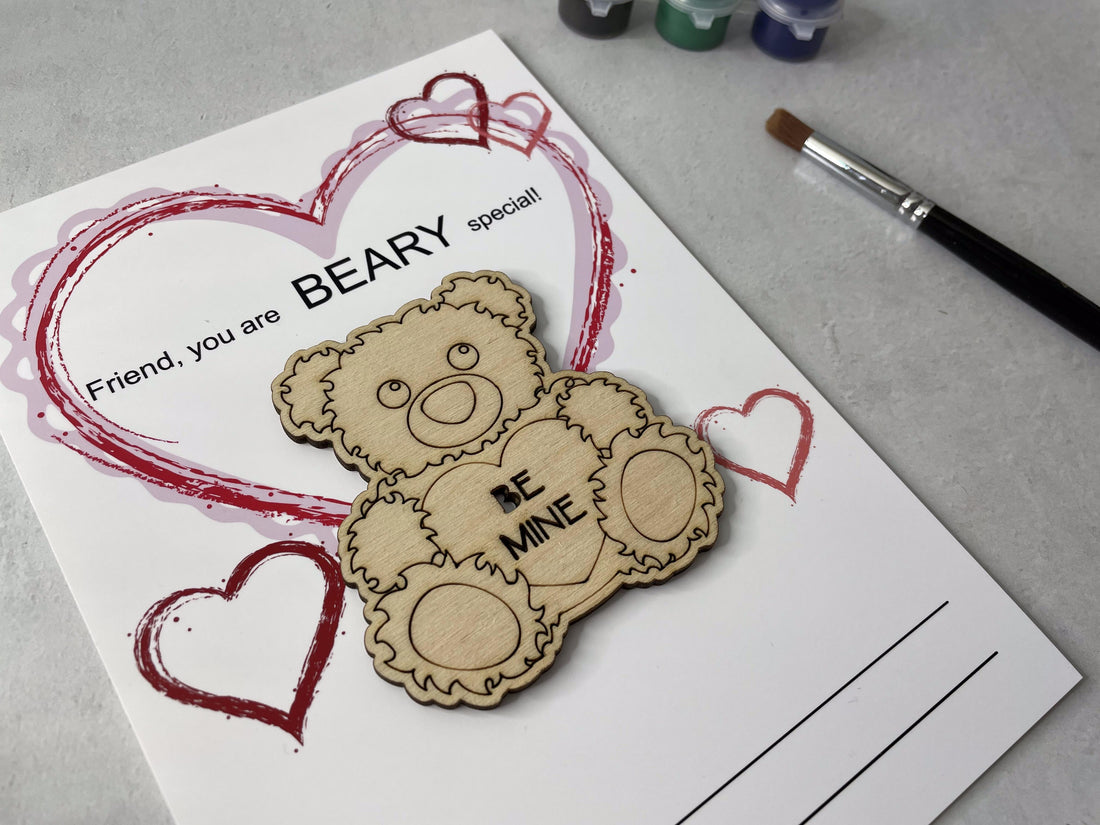 Teddy Bear Valentines Day Pocket Hug