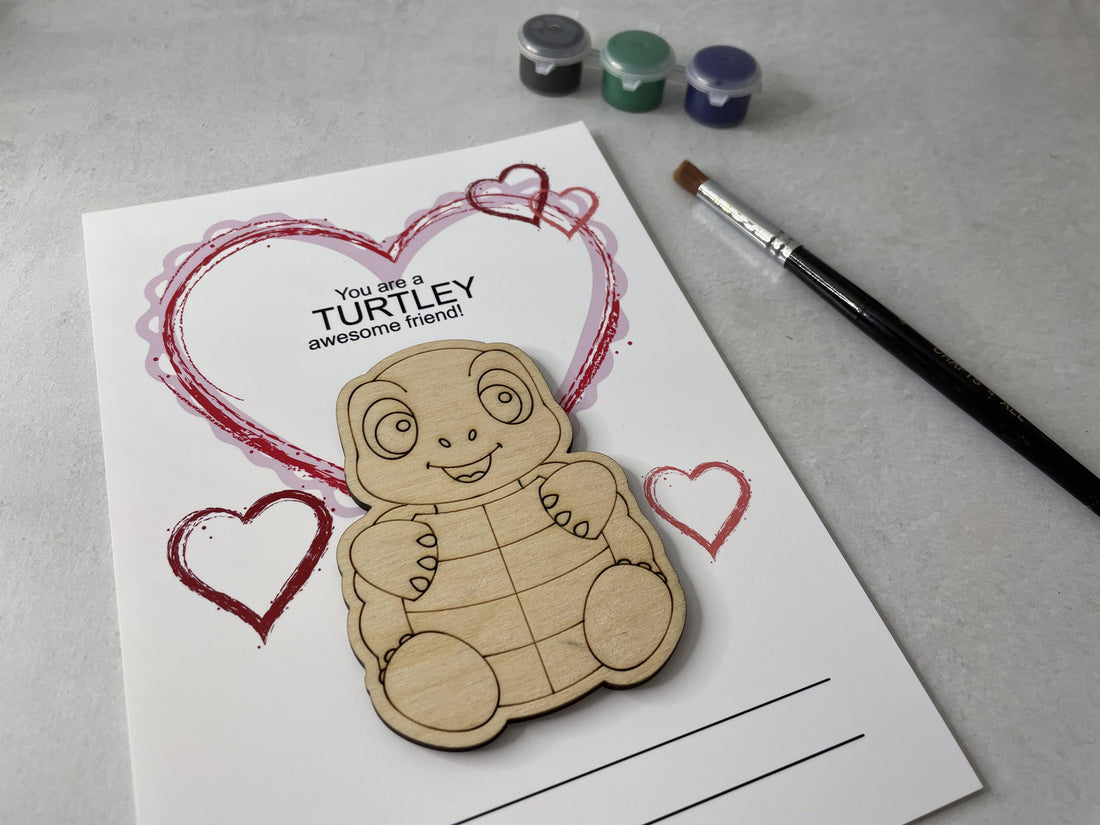 Turtle Valentines Day Pocket Hug