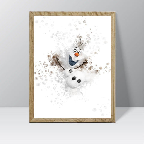 Frozen (Sven) - Watercolour Splash Print