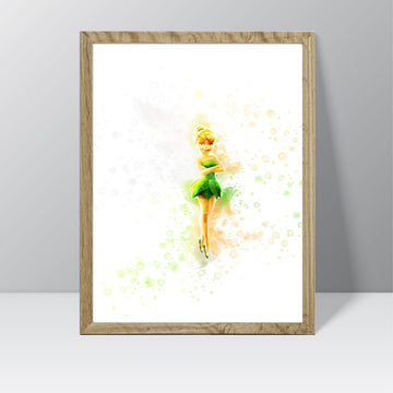 Peter Pan (Tinker Bell) - Watercolour Splash Print