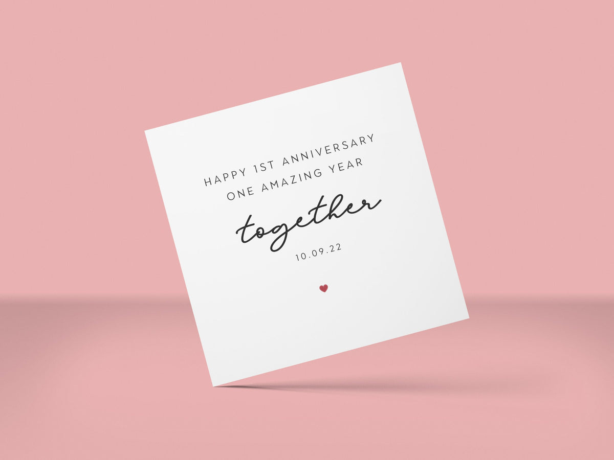 A Year Together Card
