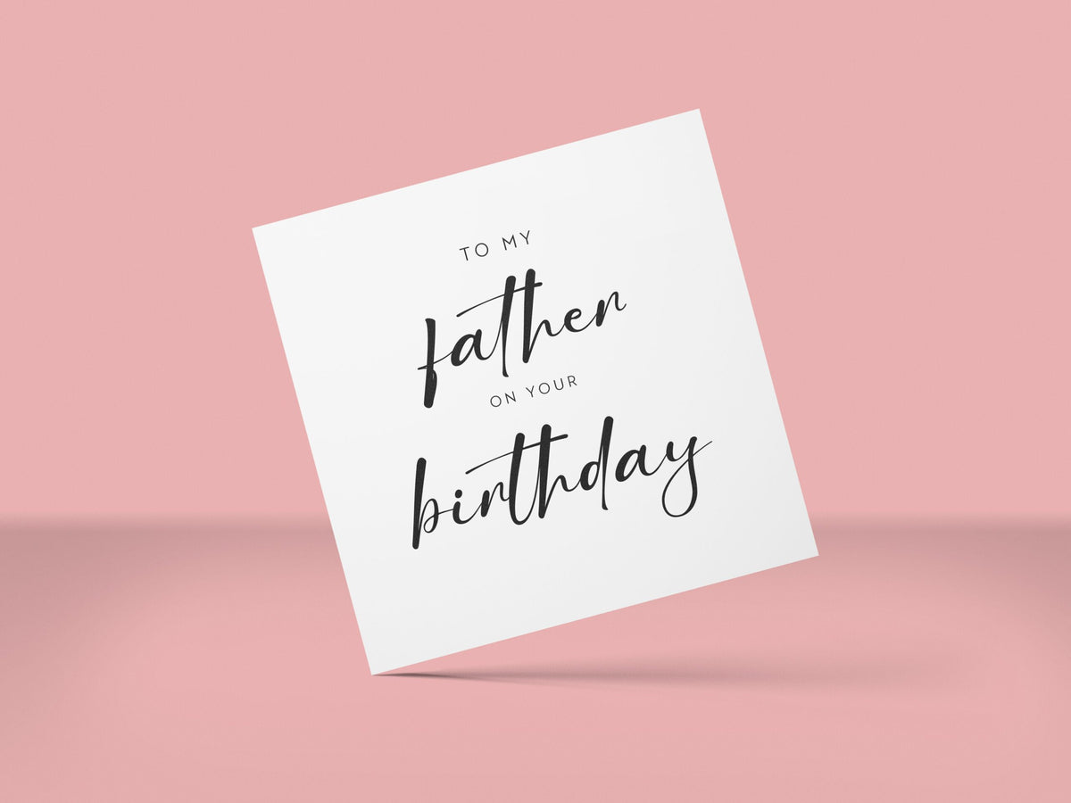 Father Birthday Card