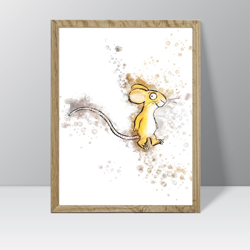 The Gruffalo (Mouse) - Watercolour Splash Print