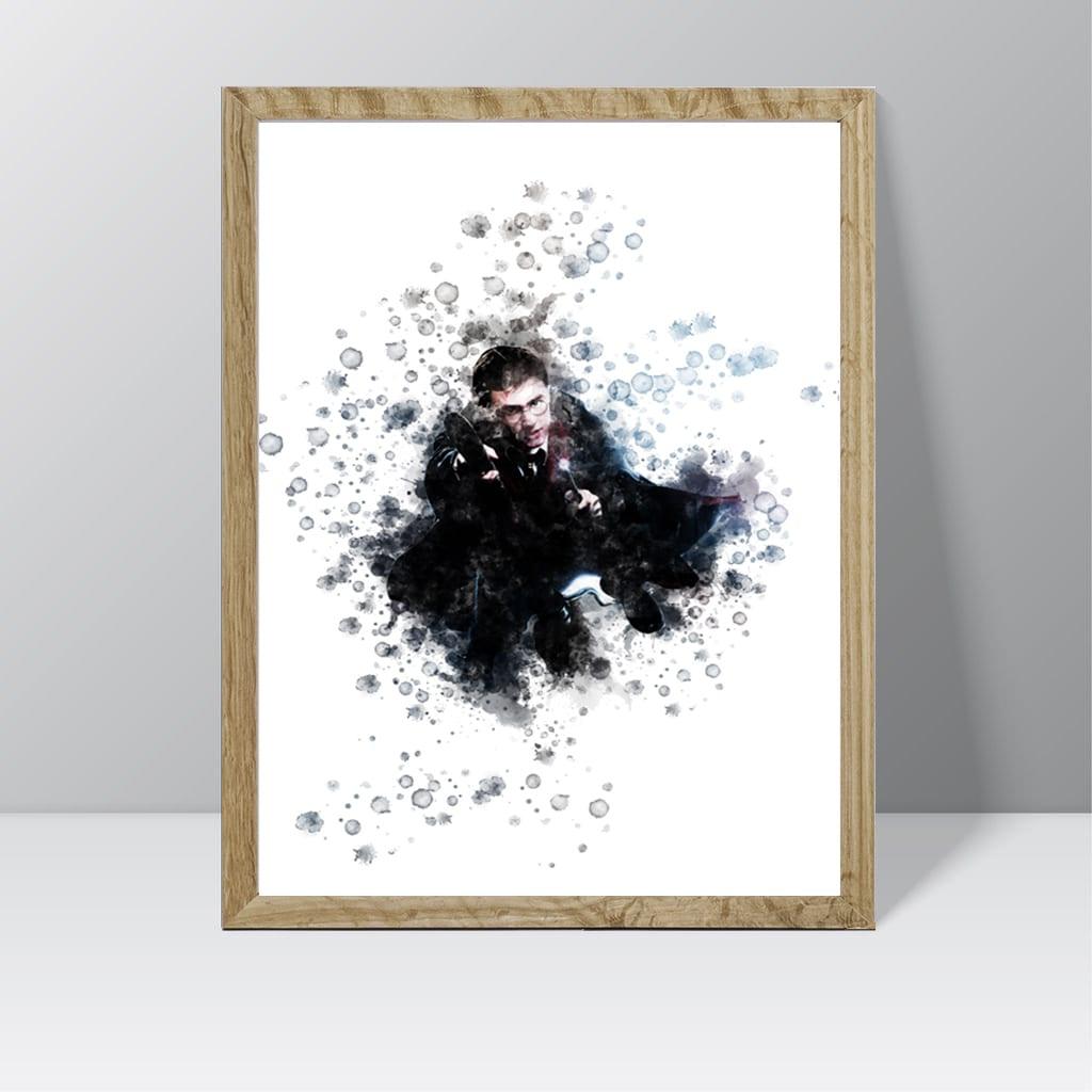 Harry Potter (Harry Potter) - Watercolour Splash Print