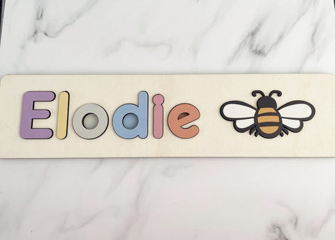 Bee - Personalised Name Puzzle