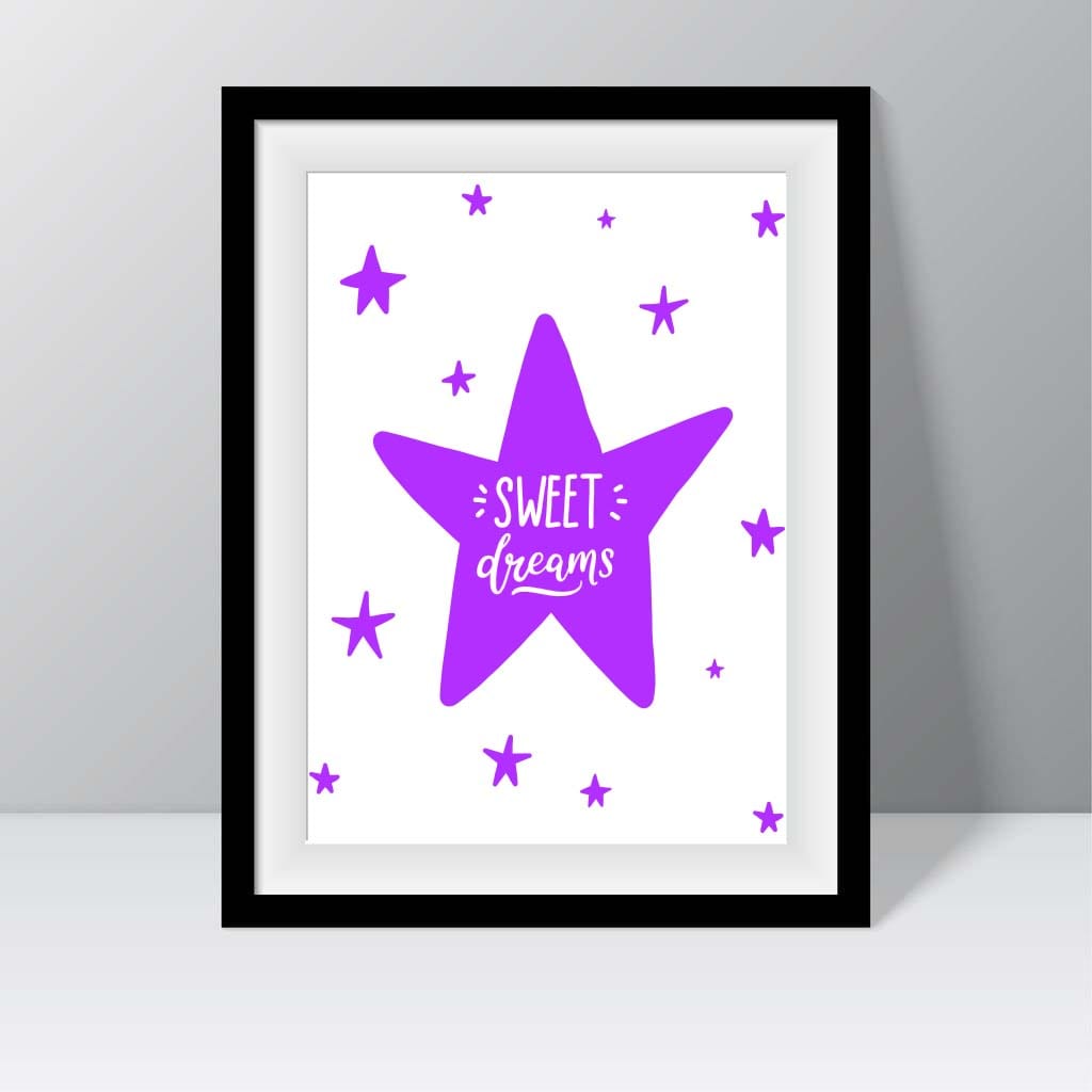 Sweet Dreams Nursery Print