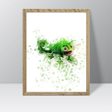 Tangled (Pascal) - Watercolour Splash Print