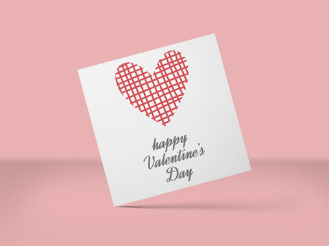 Cross my Heart Valentines Card